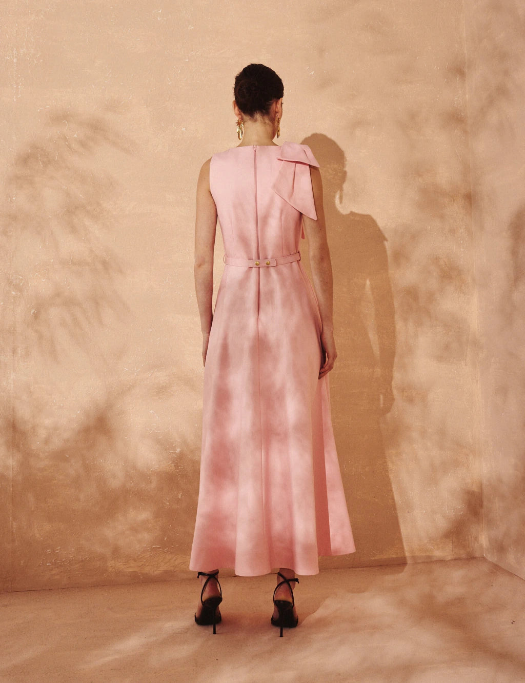 Ribbon Luxe Midi Dress