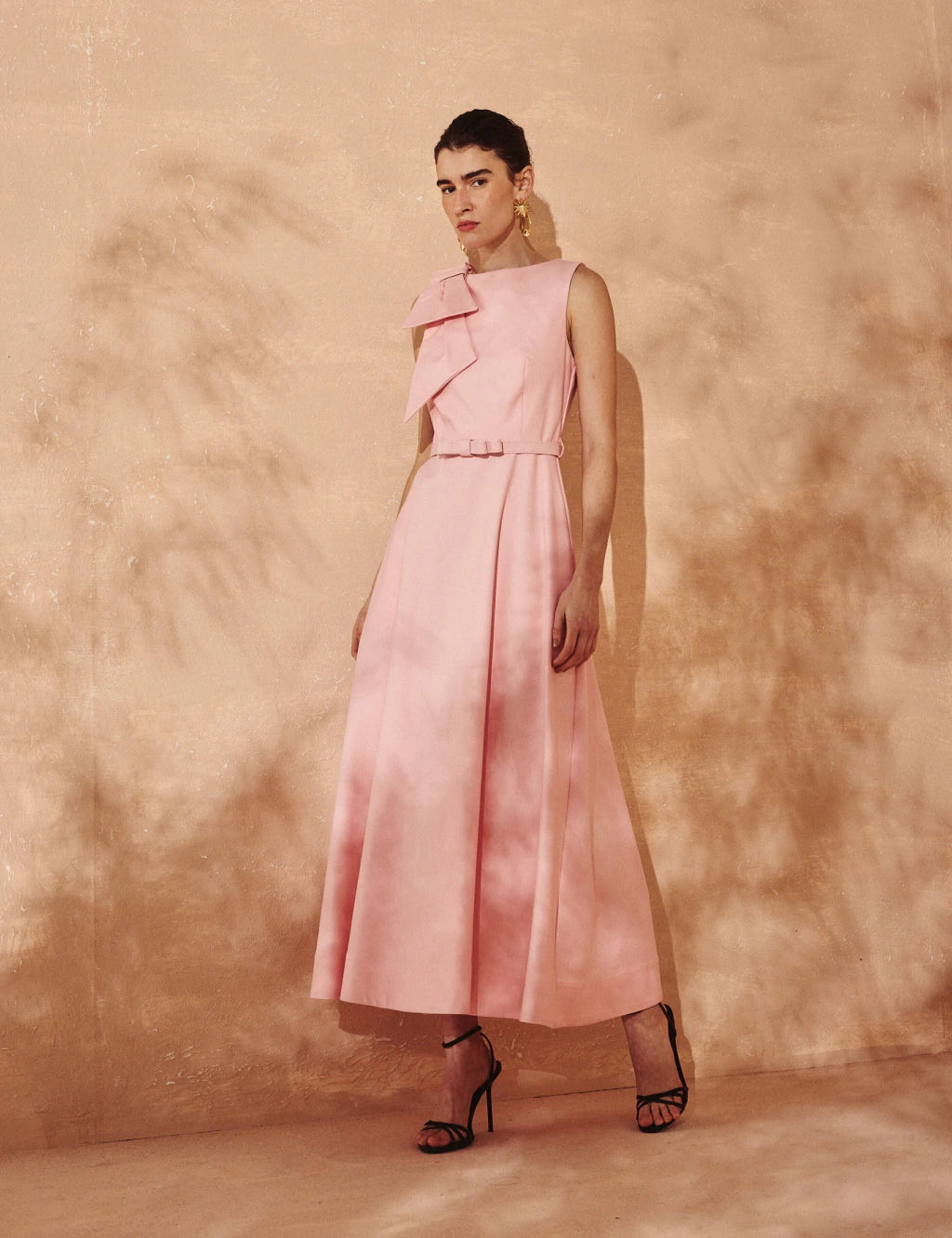 Ribbon Luxe Midi Dress