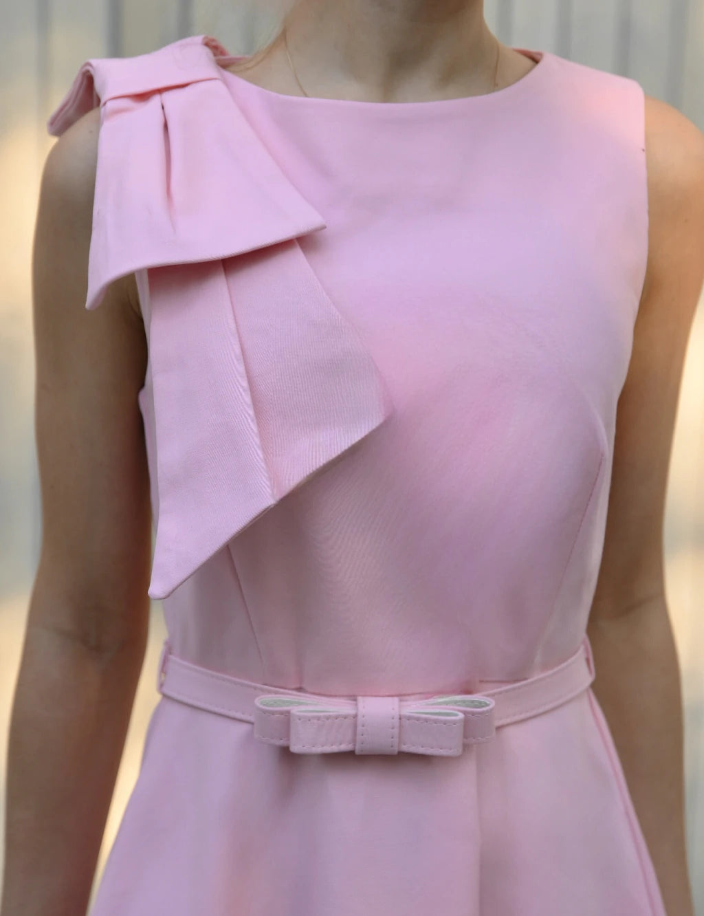 Ribbon Luxe Midi Dress