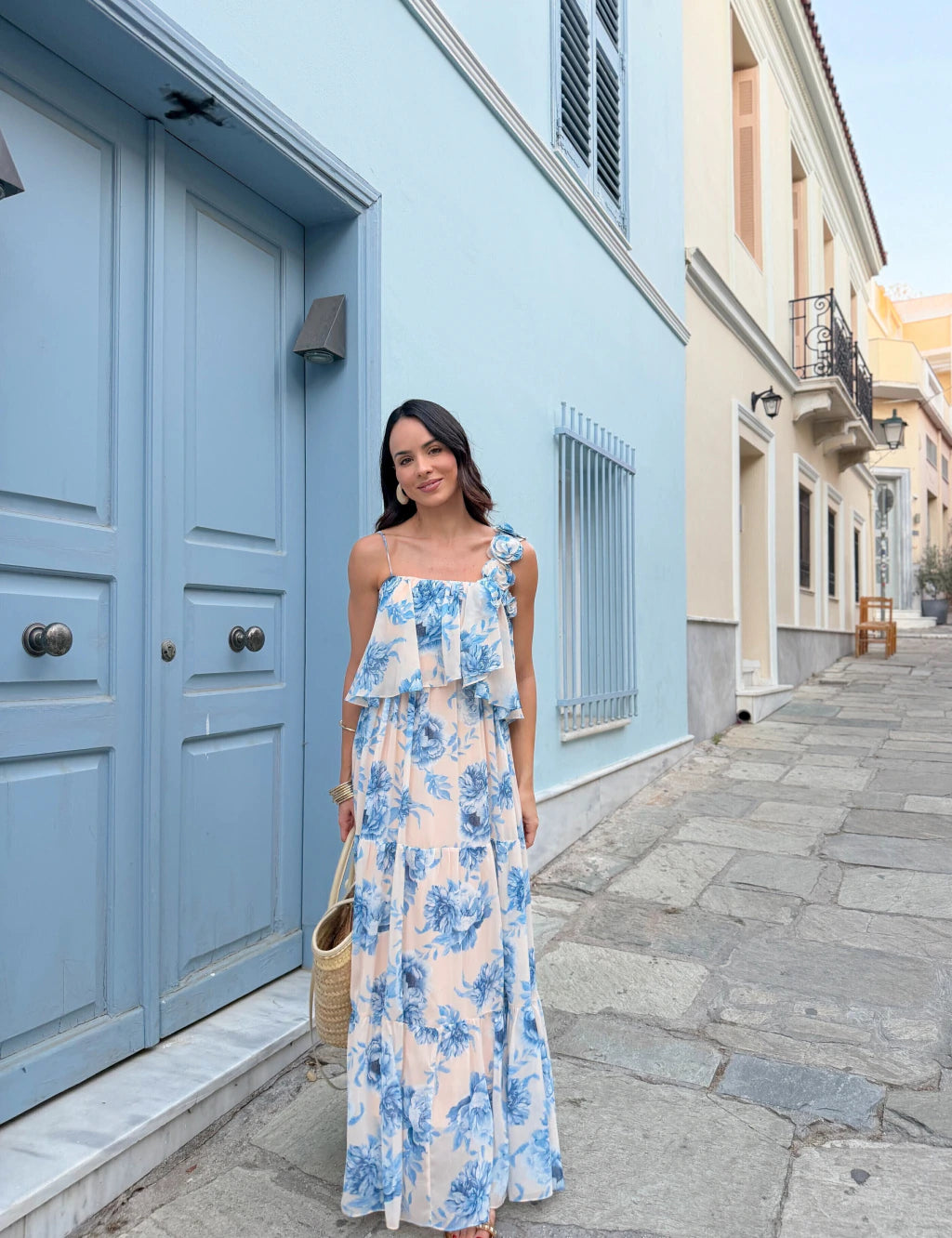 Floral Georgette Maxi Dress
