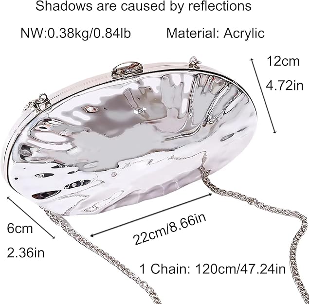 Acrylic Wedding Evening Bag Formal Clutch