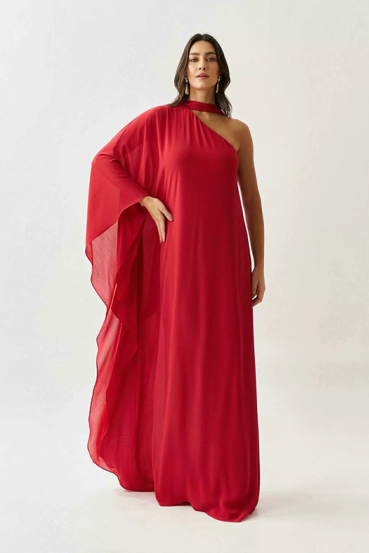 Liora Cape Long Dress