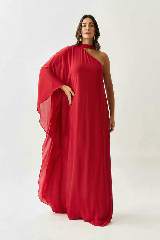 Liora Cape Long Dress