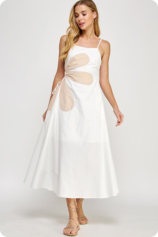Sleeveless Side Cut Out Long Dress