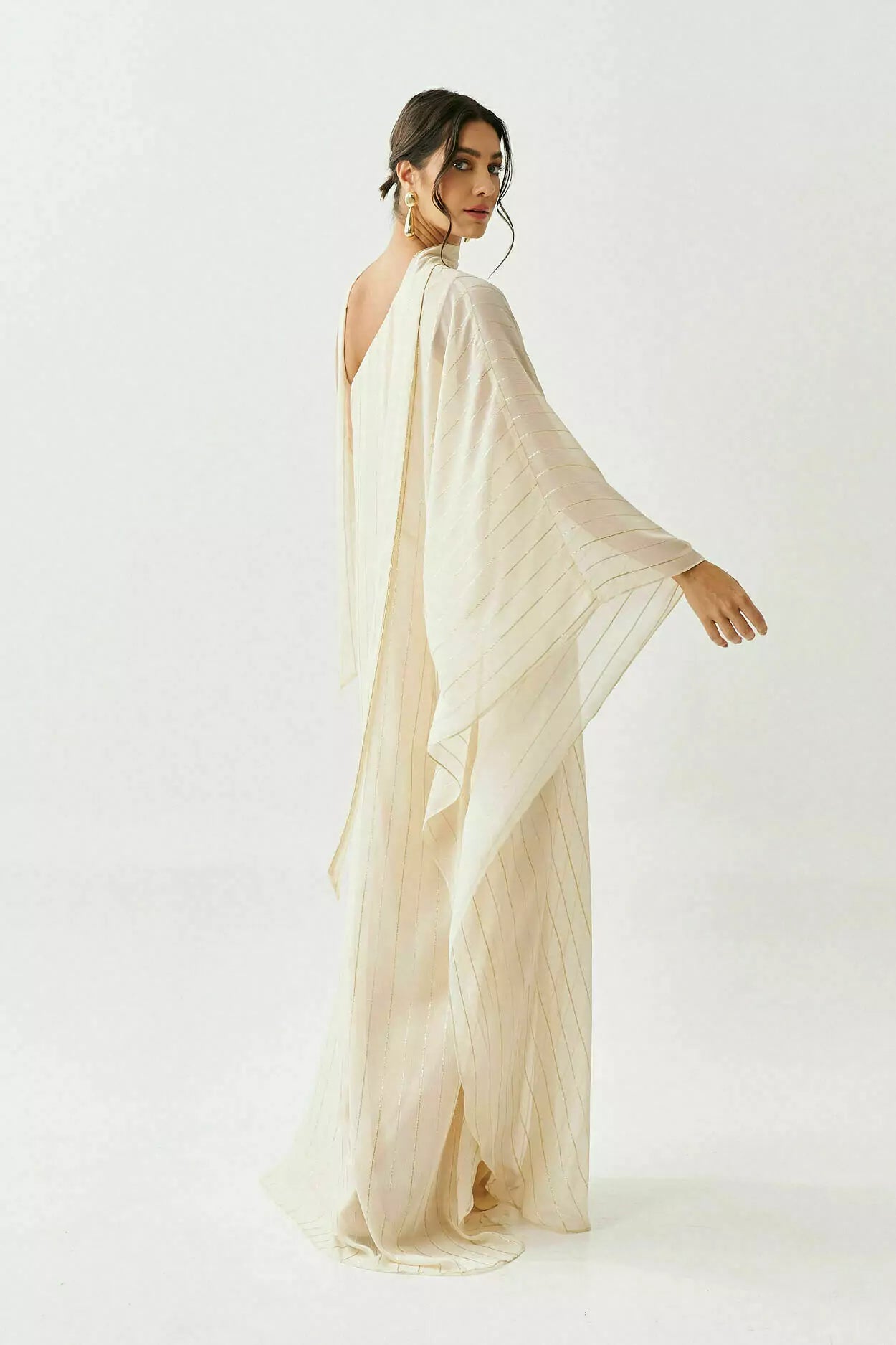 Elysian Cape Long Dress