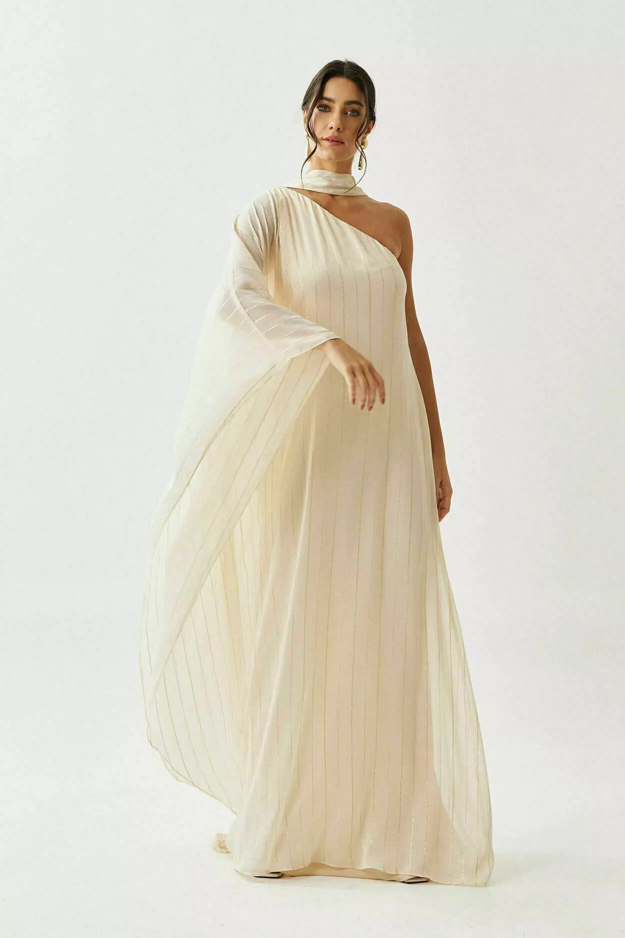 Elysian Cape Long Dress