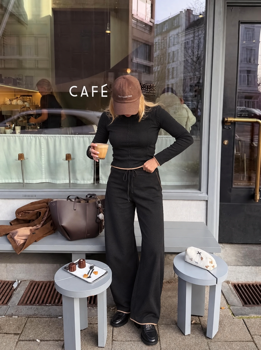 Gold Detail Pant Set Comfy