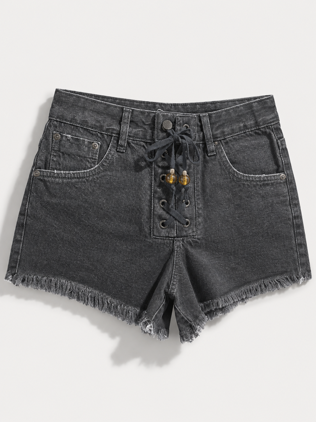 Rihanna Lace Up Shorts