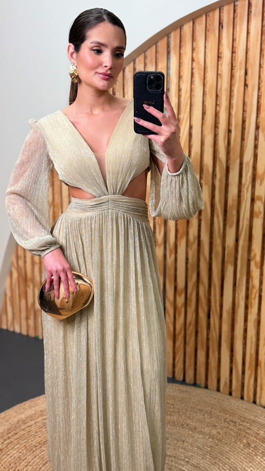 Lurex Long Dress