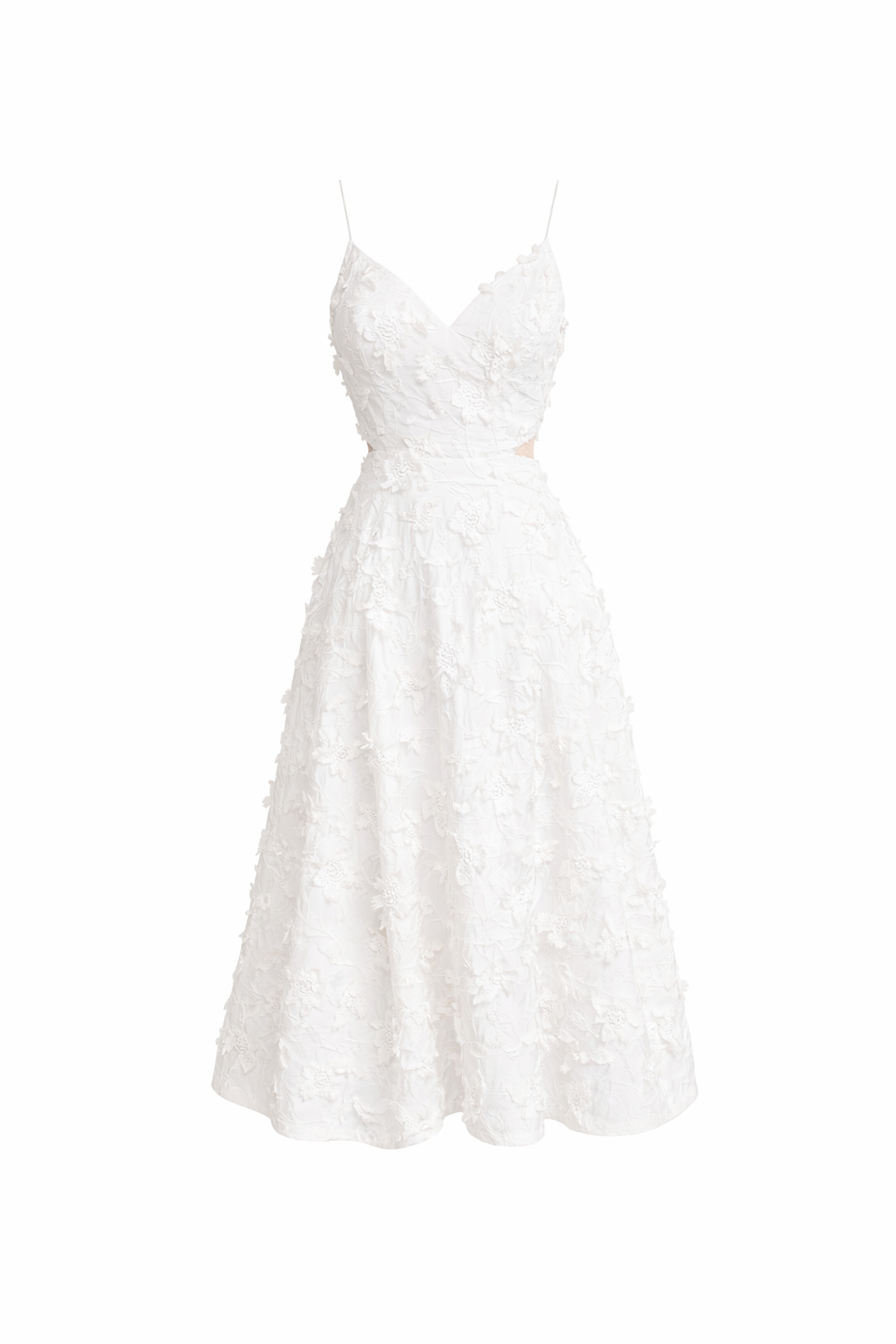 Open Side Midi Dress
