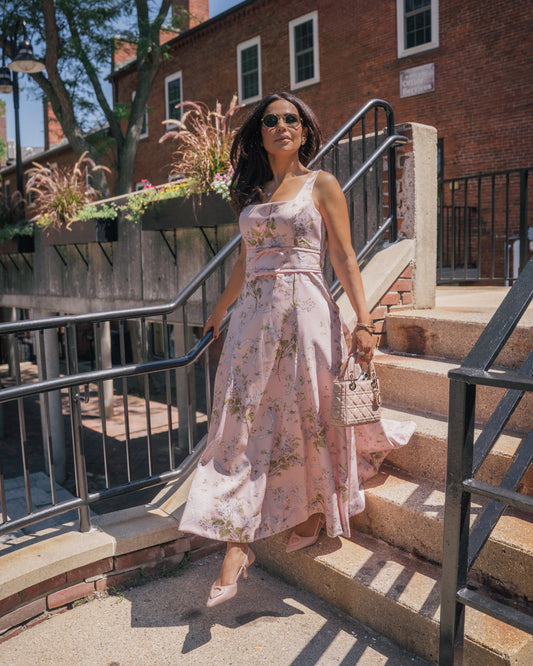 Garden Poetry Midi Dress
