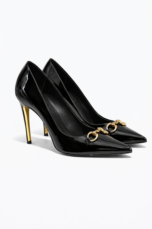 Patent Pumps W/Buckle