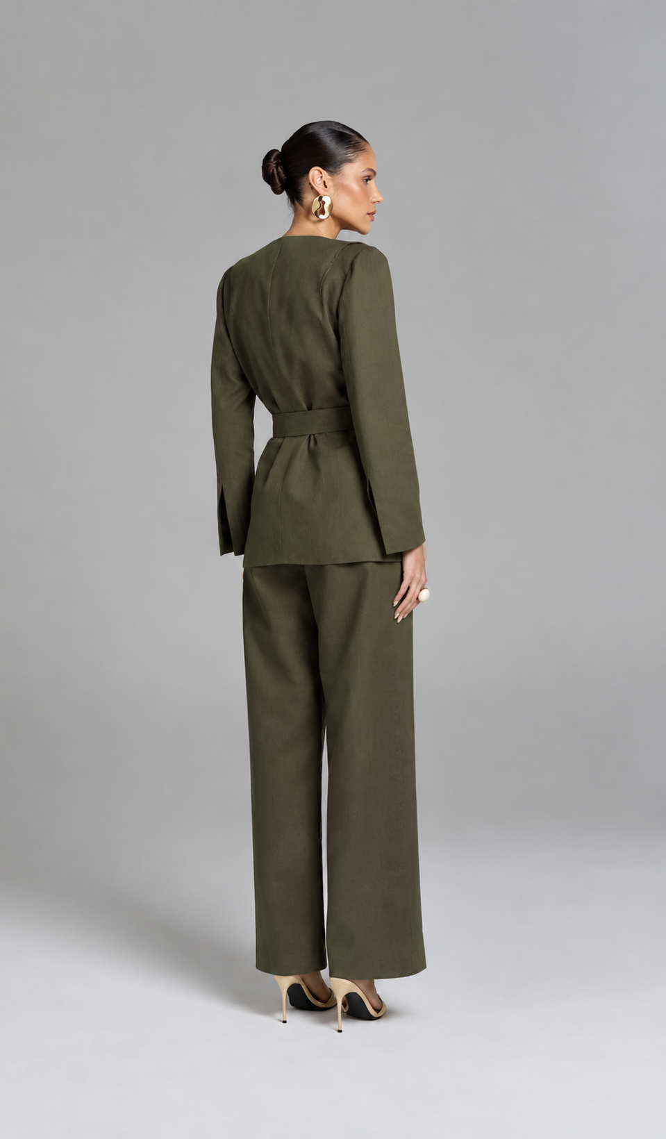 Helena Blazer & Wide-Leg Pants Set