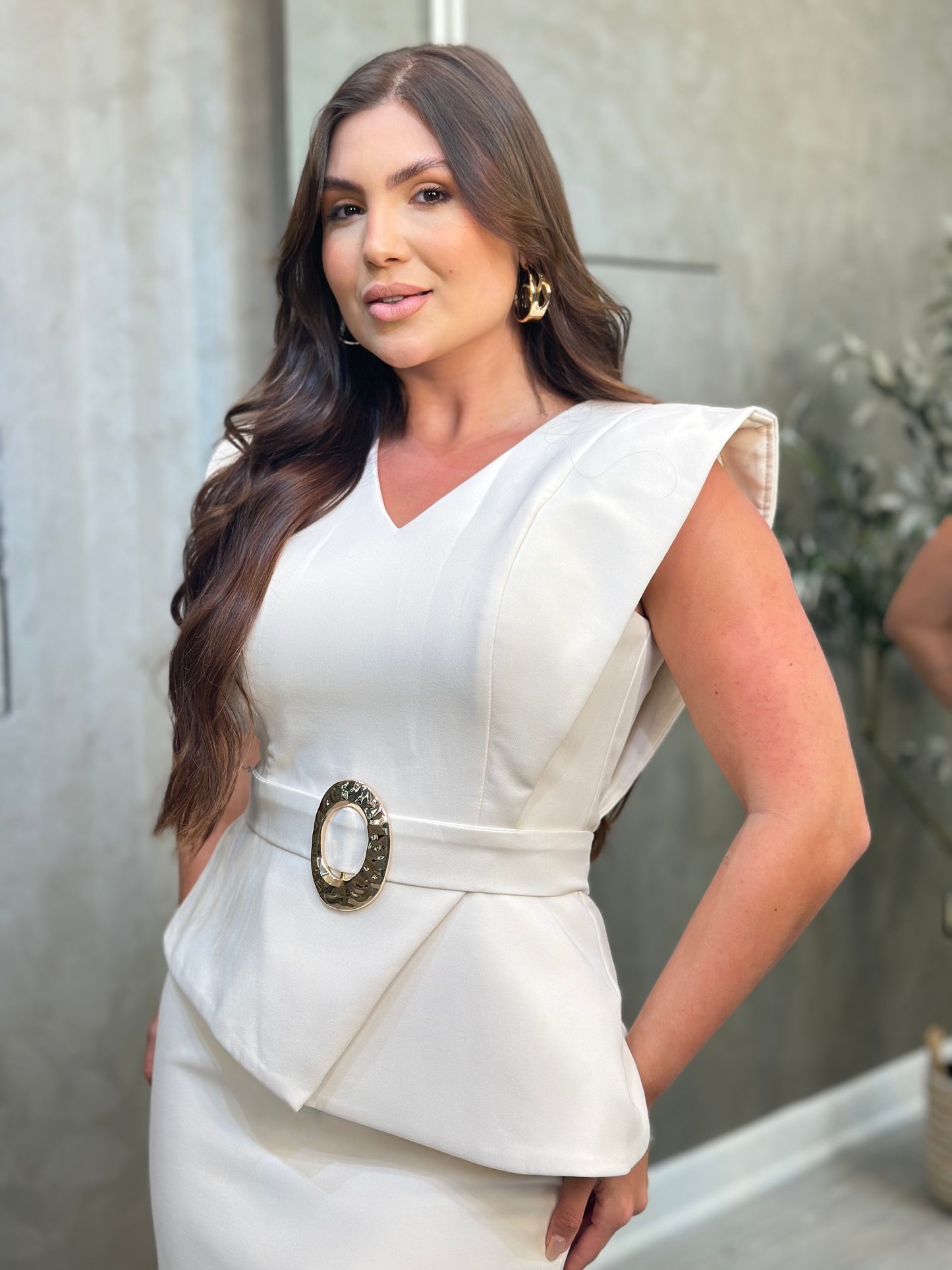 Structured Mini Dress