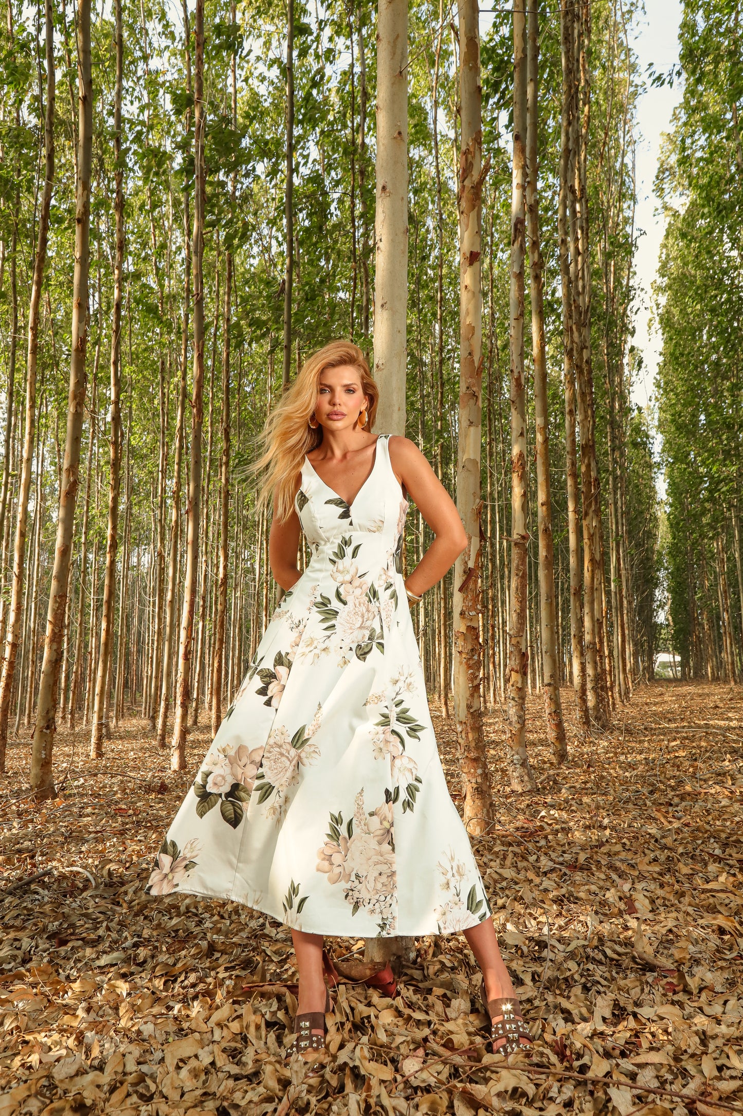 Floral Midi Dress