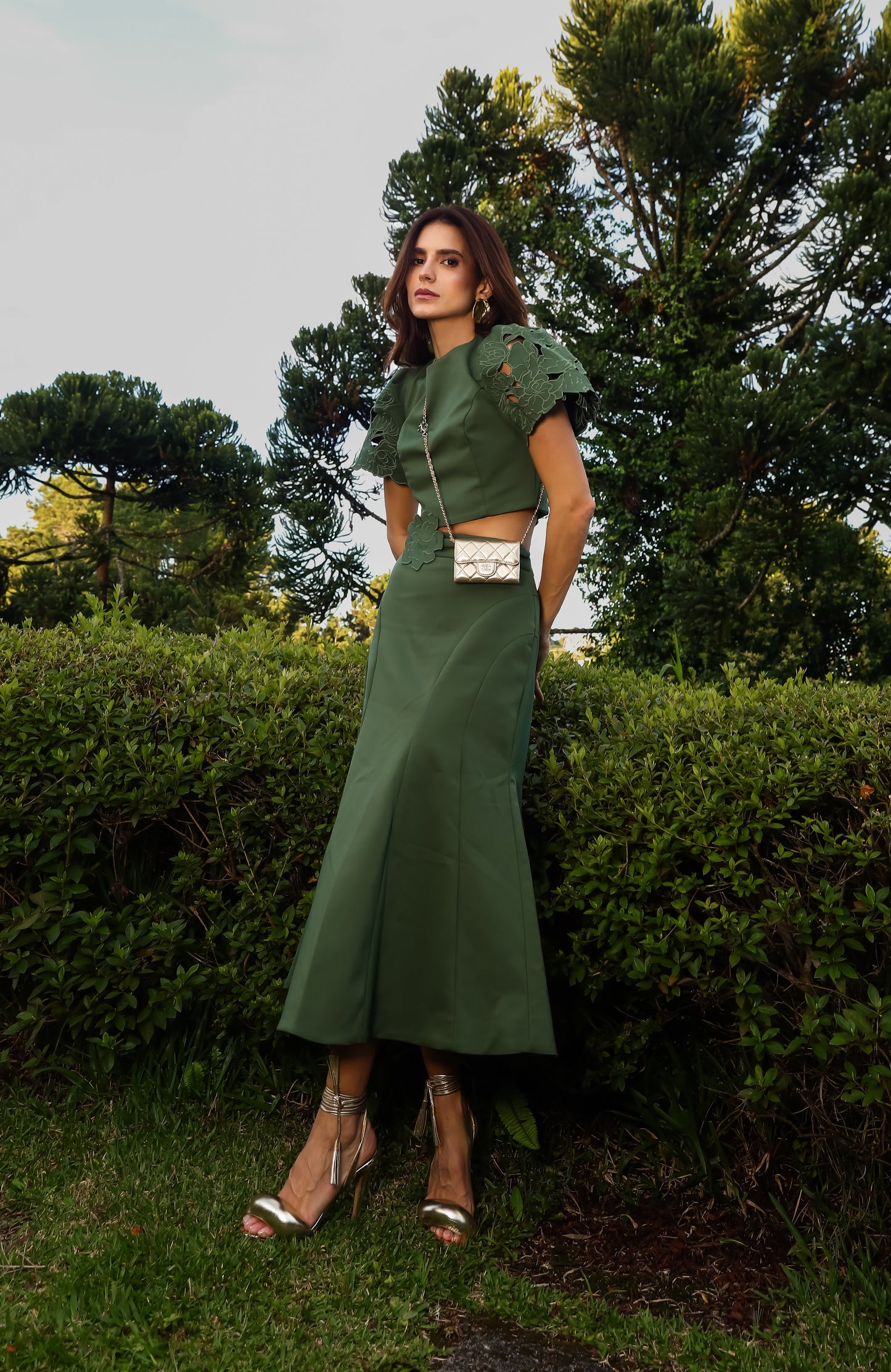 Laser-Cut Embroidered Set