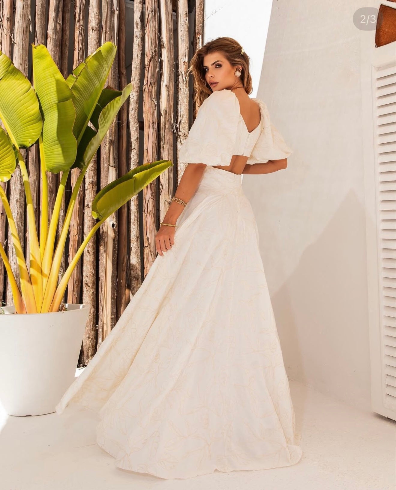Embroidered Maxi Long Dress