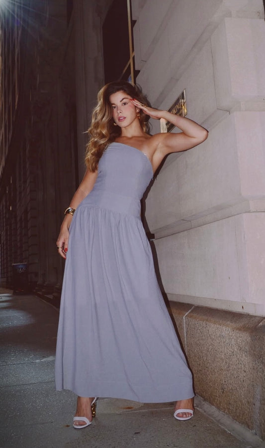 Asymmetric Long Dress