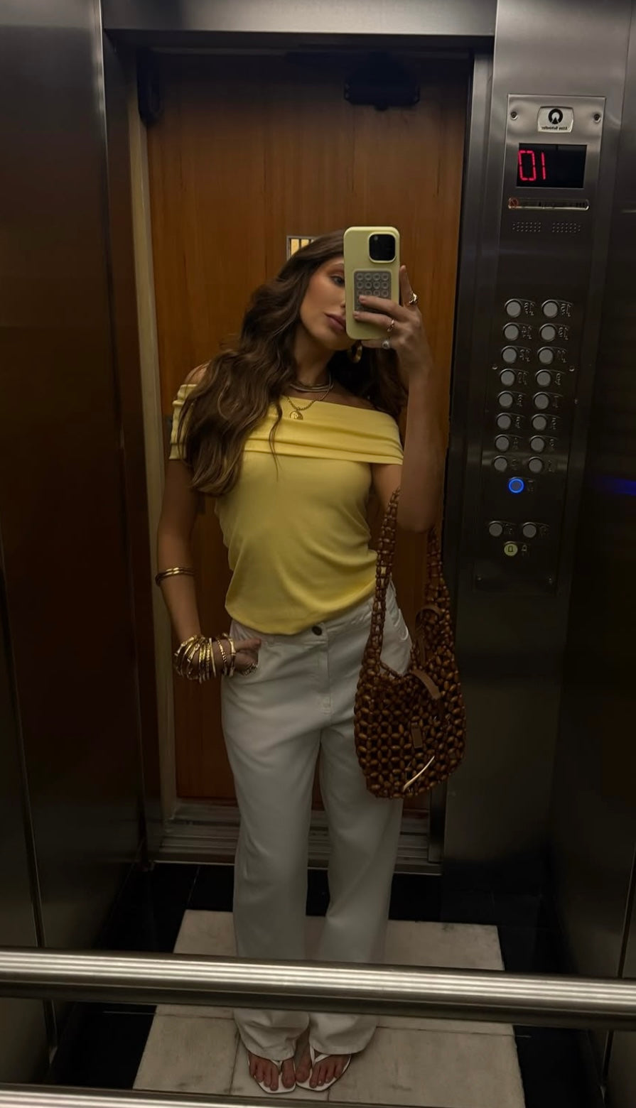 Off-the-Shoulder Shirt