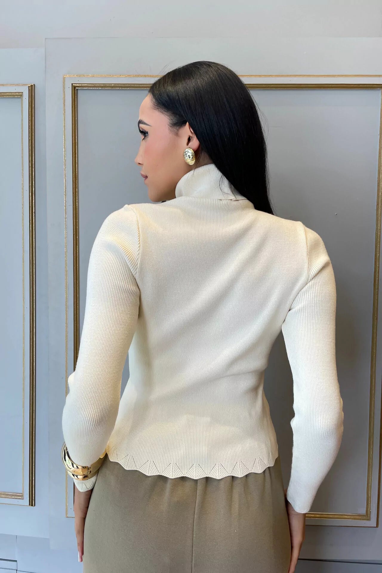 Flower Detail Sweater