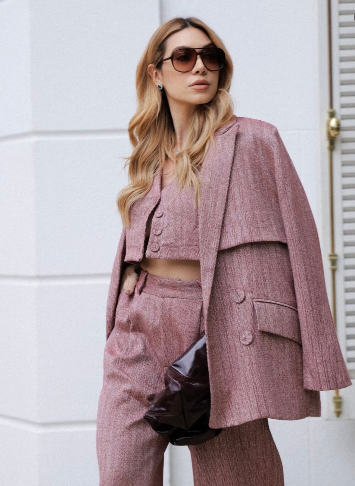 Tweed Oversized Blazer