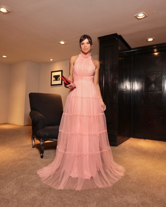 Only Front Tulle Long Dress