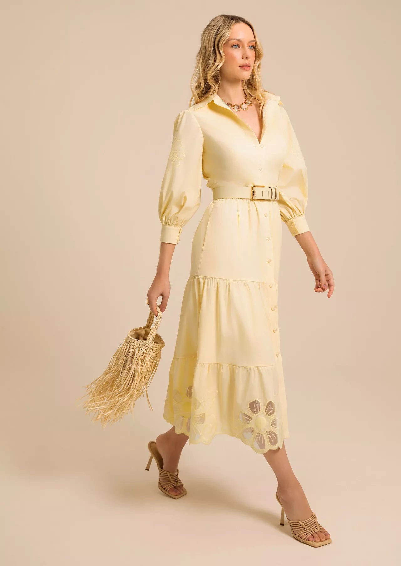 Camelia Midi Shirt Dress