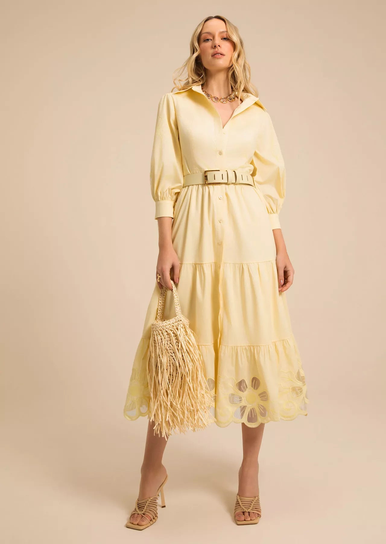 Camelia Midi Shirt Dress