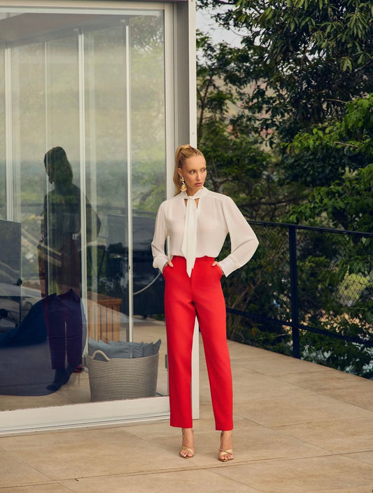 Lena Tapered Tailored Pants