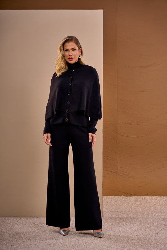 Poncho Cardigan Sweater