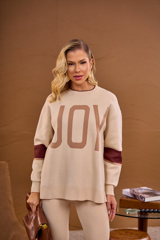 Cozy JOY Knit Sweater