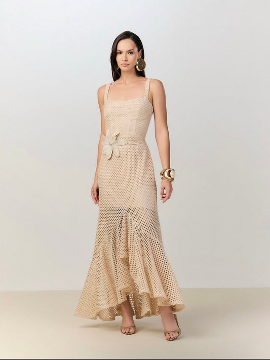 Textured Midi Dress