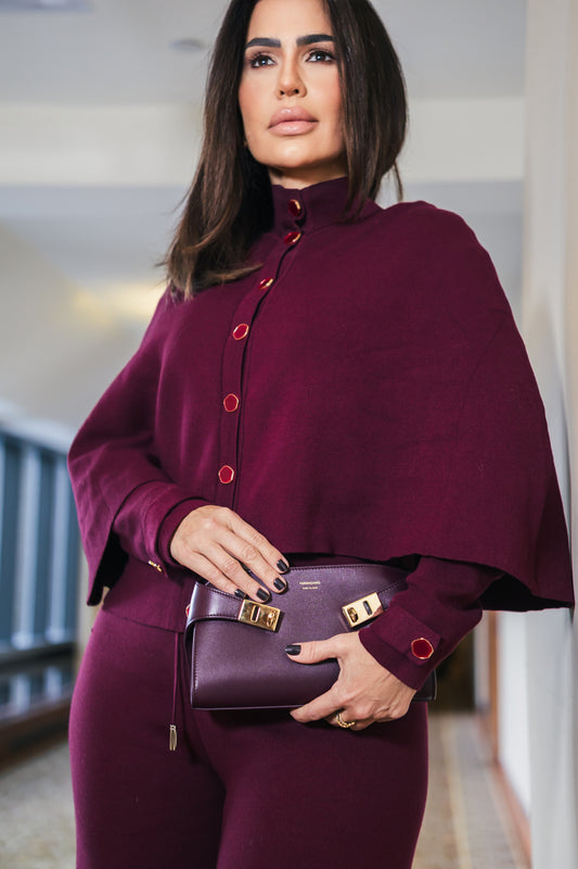 Poncho Cardigan Sweater