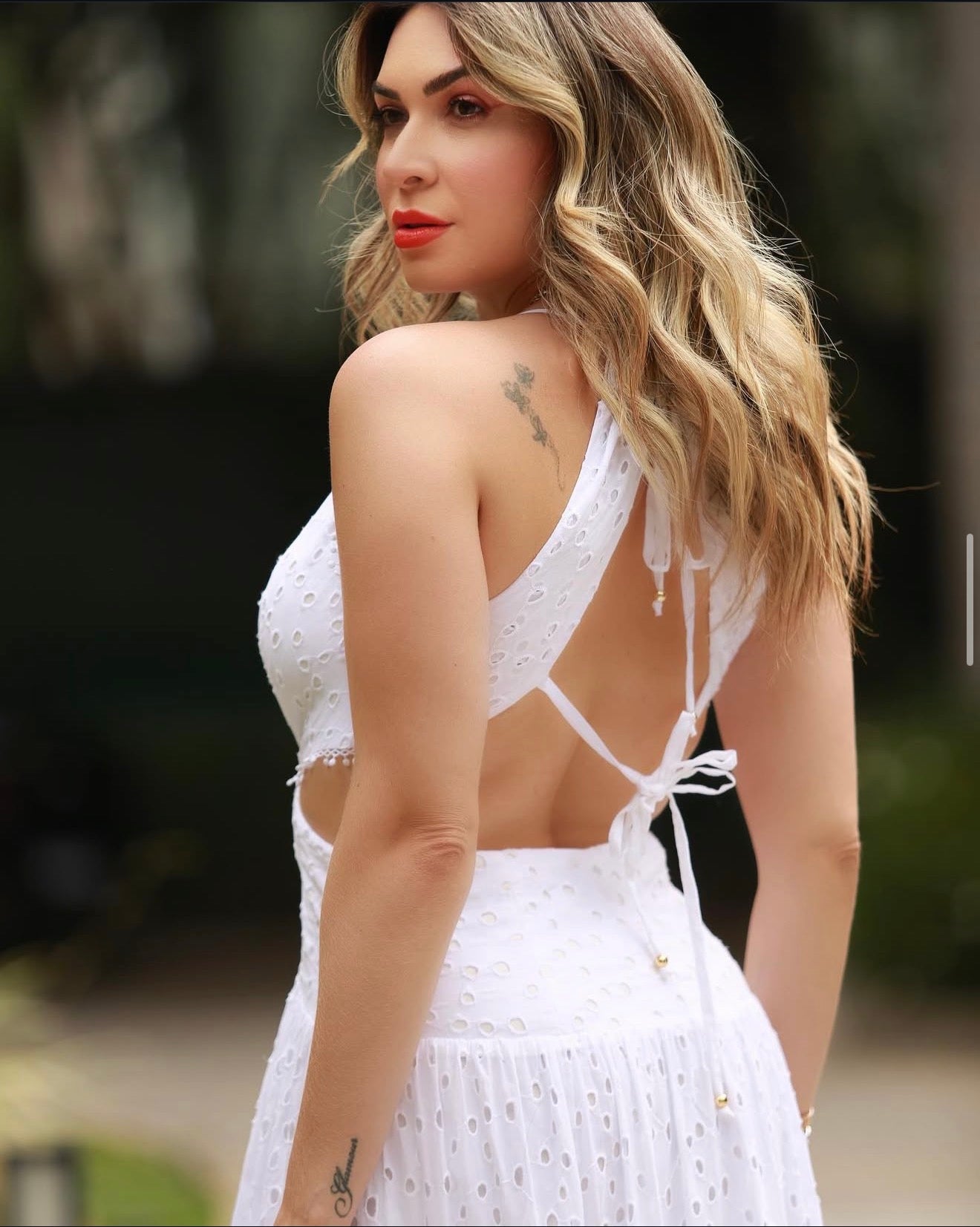Grace Open Back Long Dress