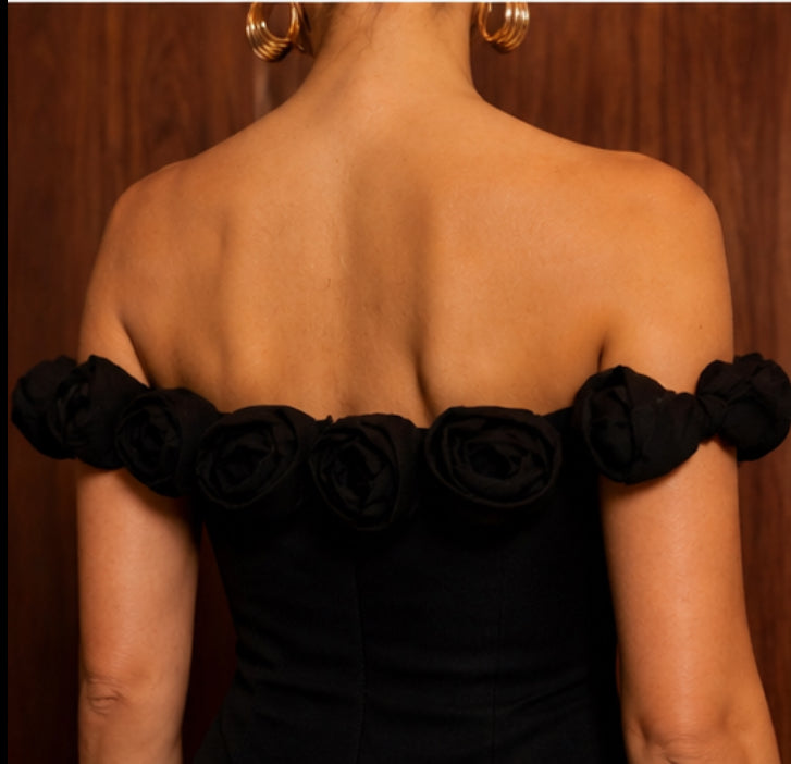 Dress With Flower Detail