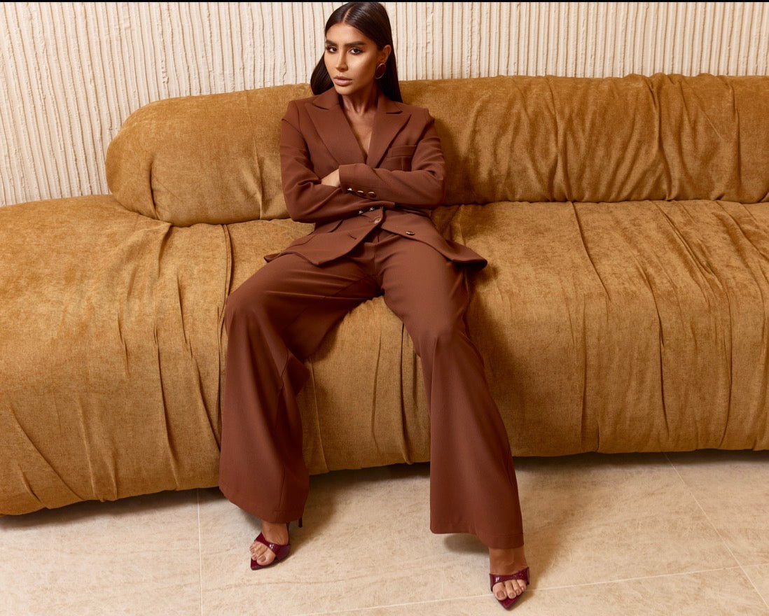 Refined Two-Piece Blazer Set