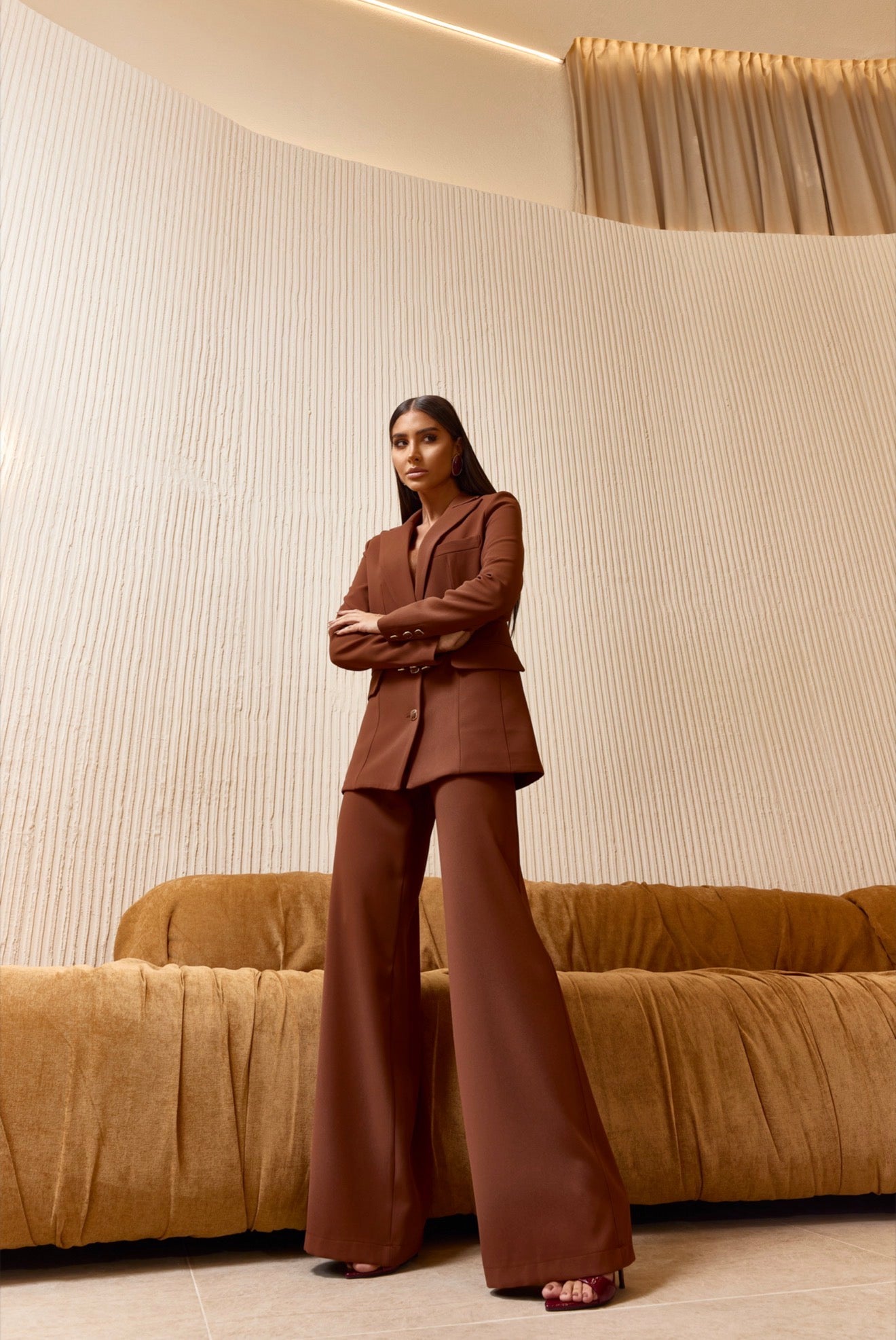 Refined Two-Piece Blazer Set
