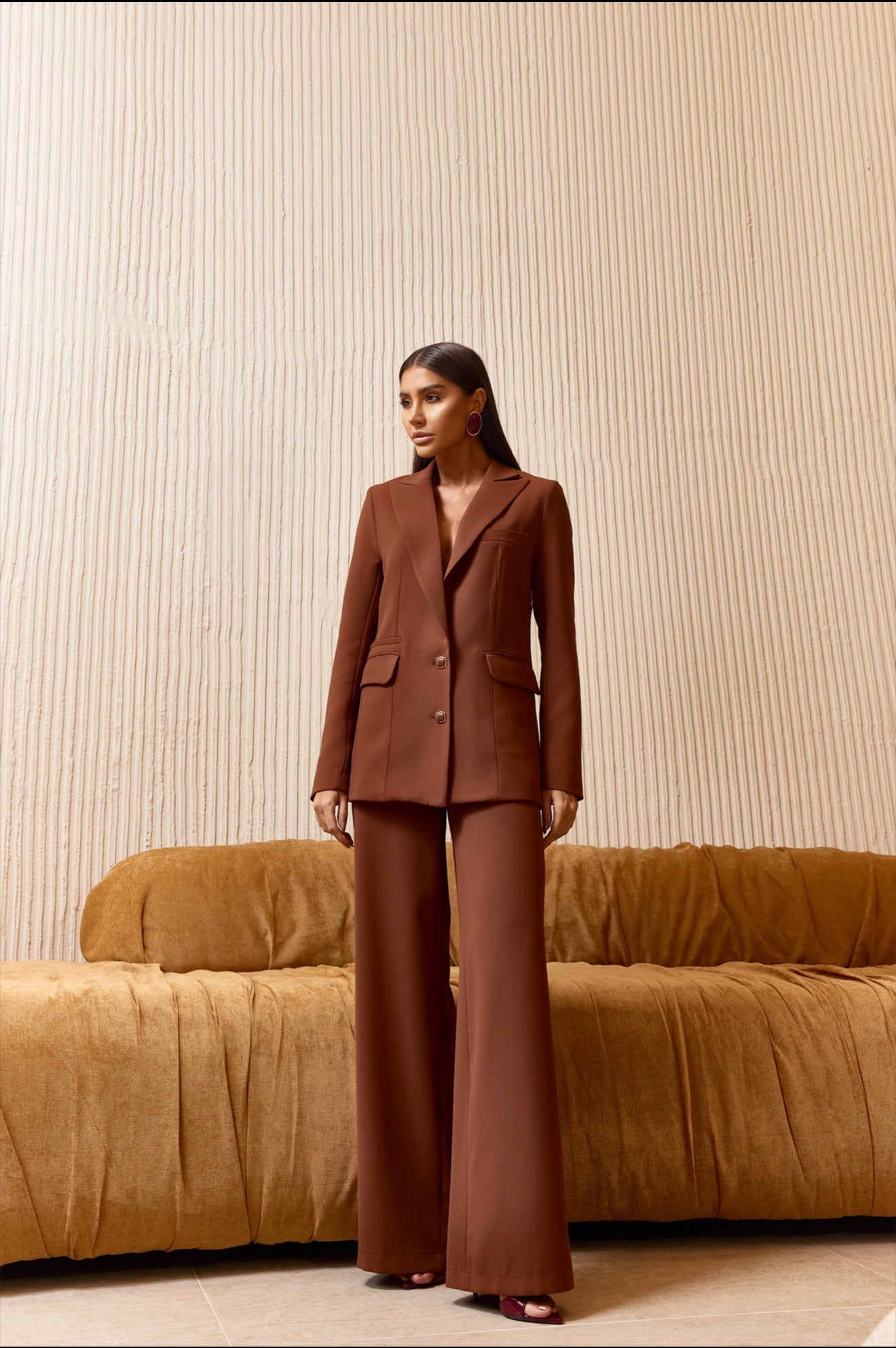 Refined Two-Piece Blazer Set