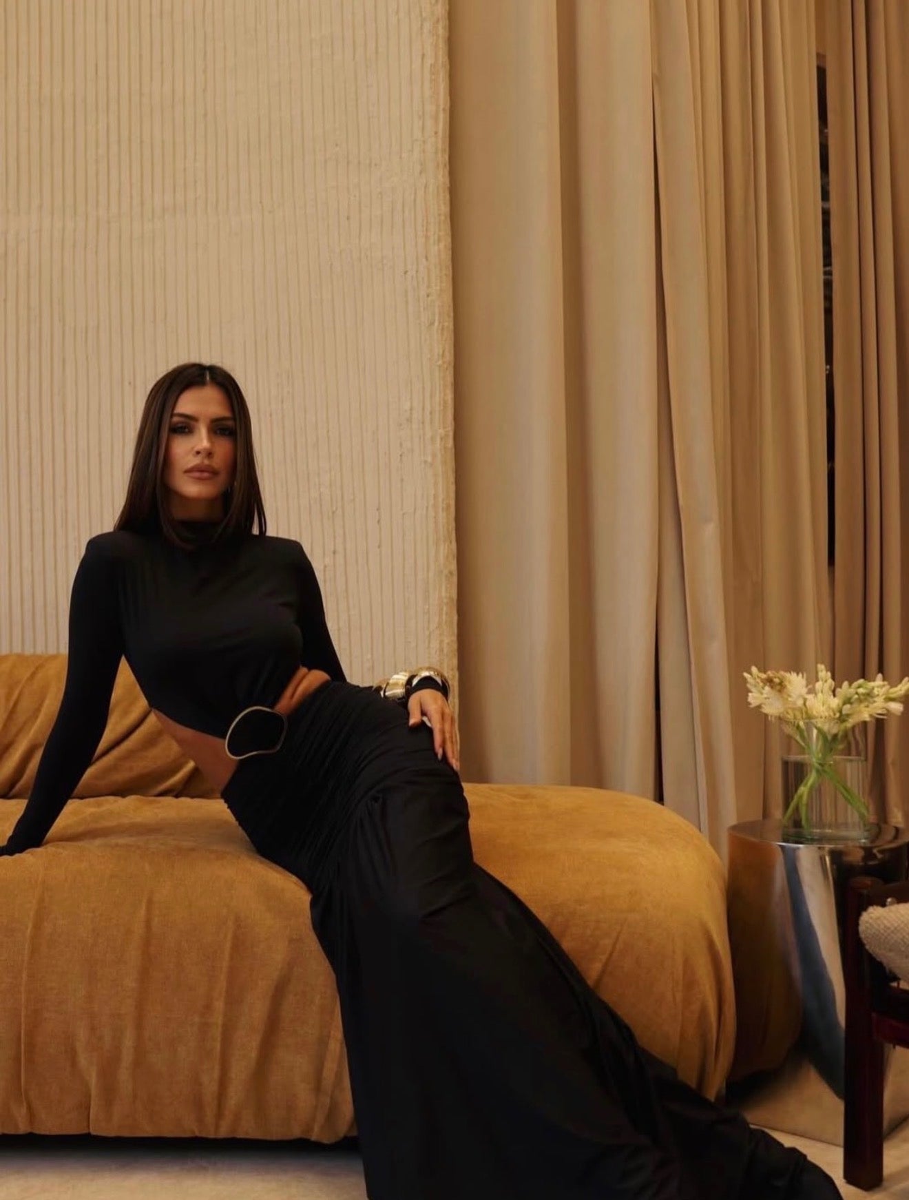 Elegant Jersey Long Dress