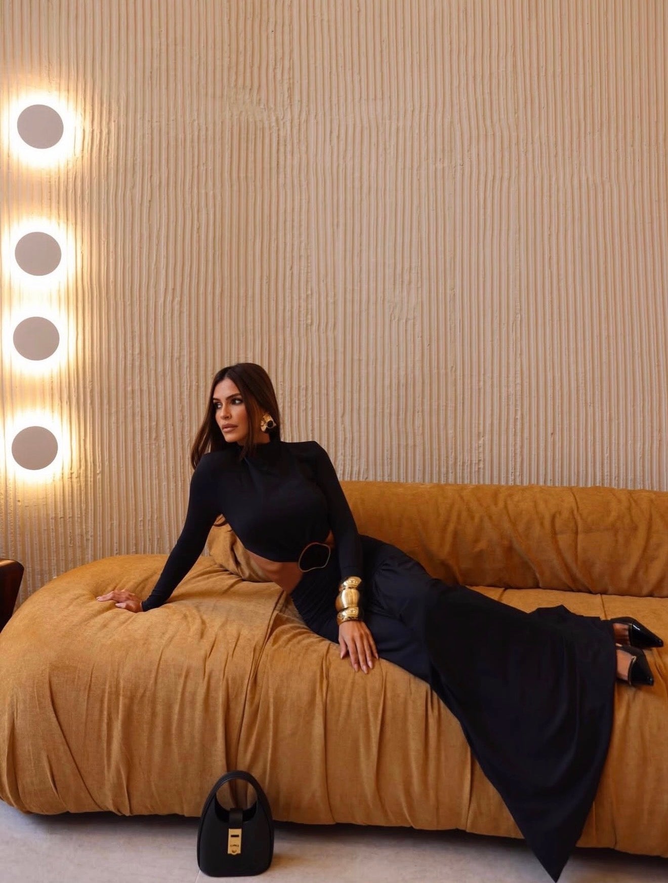Elegant Jersey Long Dress