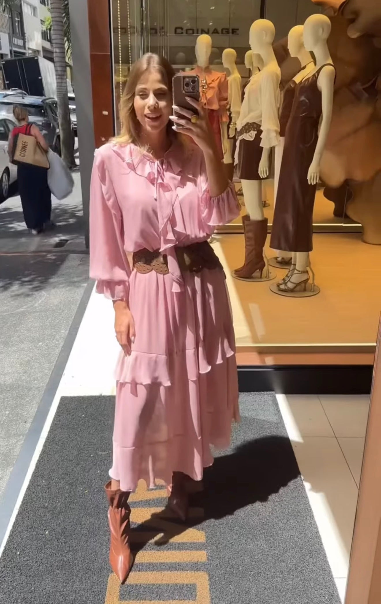 Chiffon Midi Dress