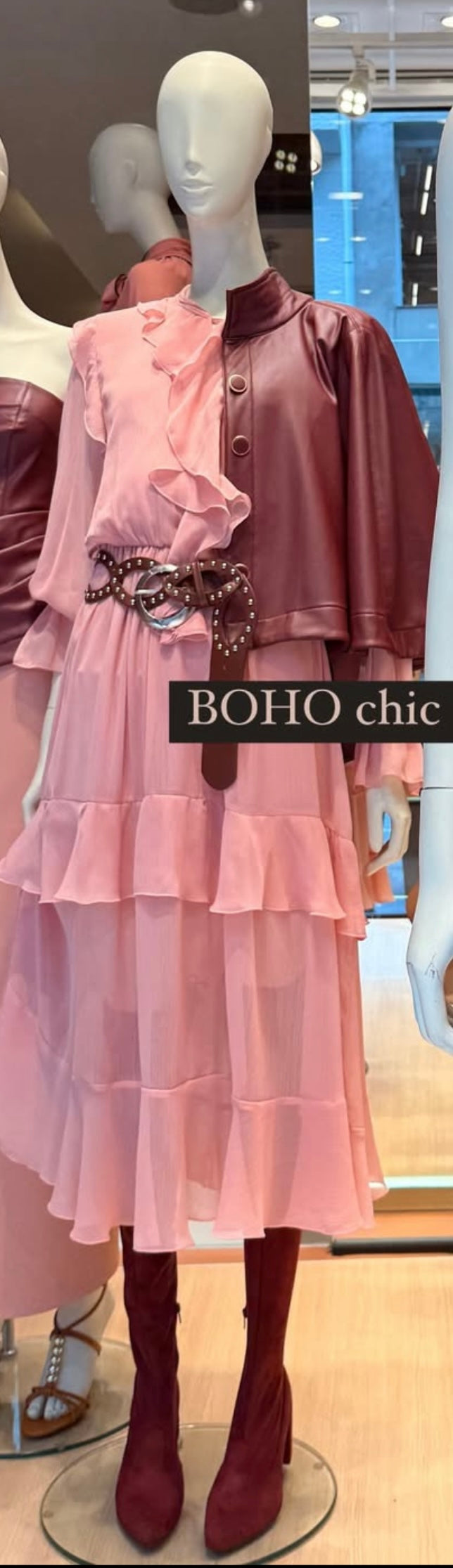 Chiffon Midi Dress