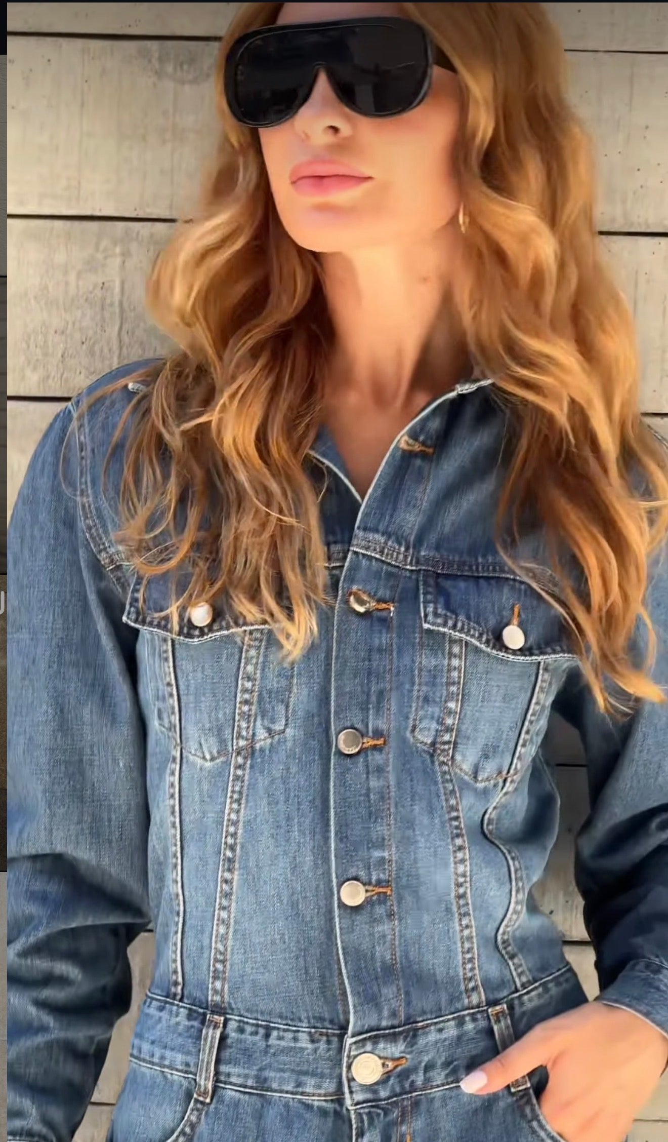 Baggy Horizon Denim Jumpsuit