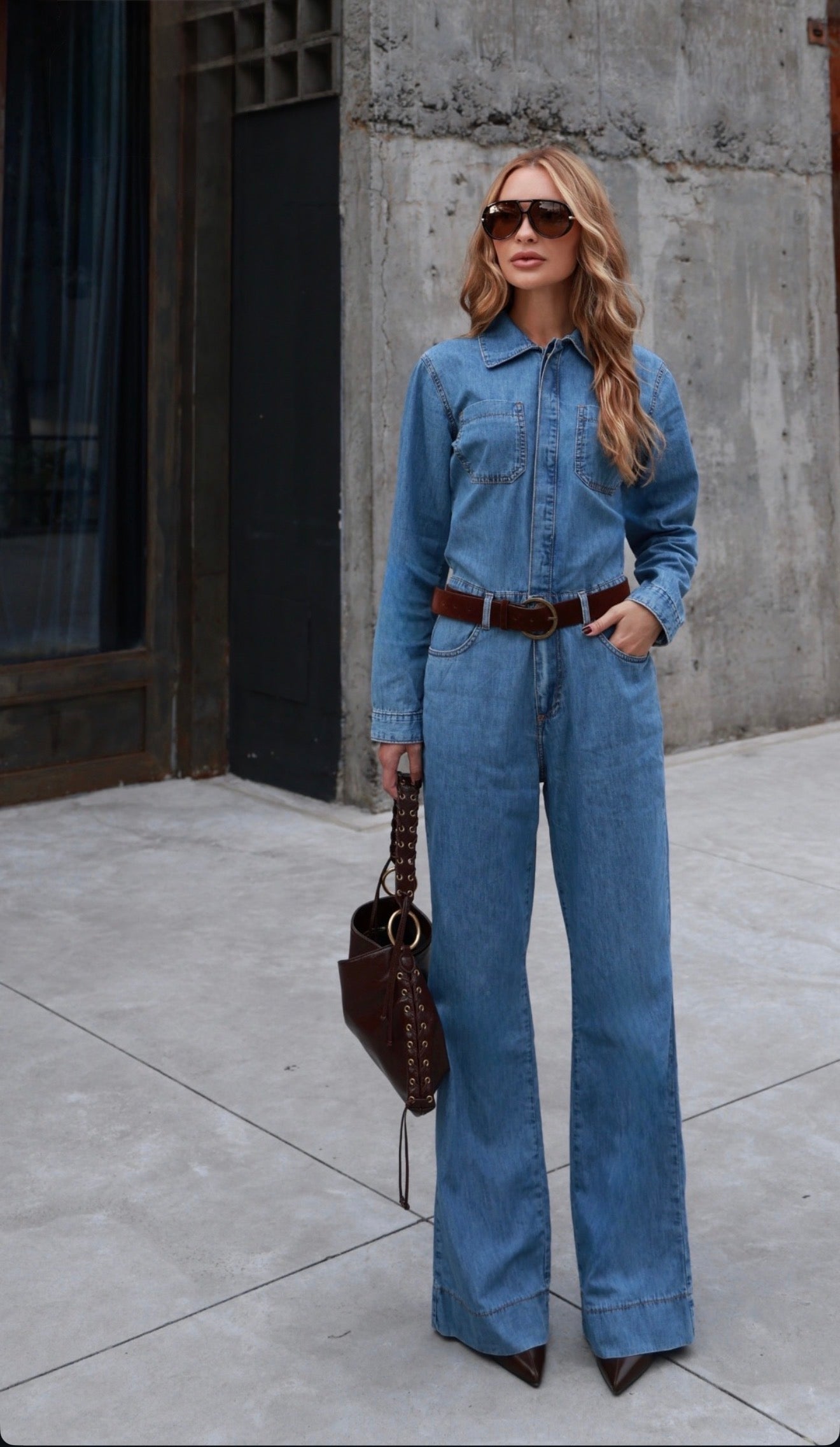 Bella Denim Jumpsuit