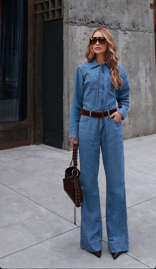 Bella Denim Jumpsuit