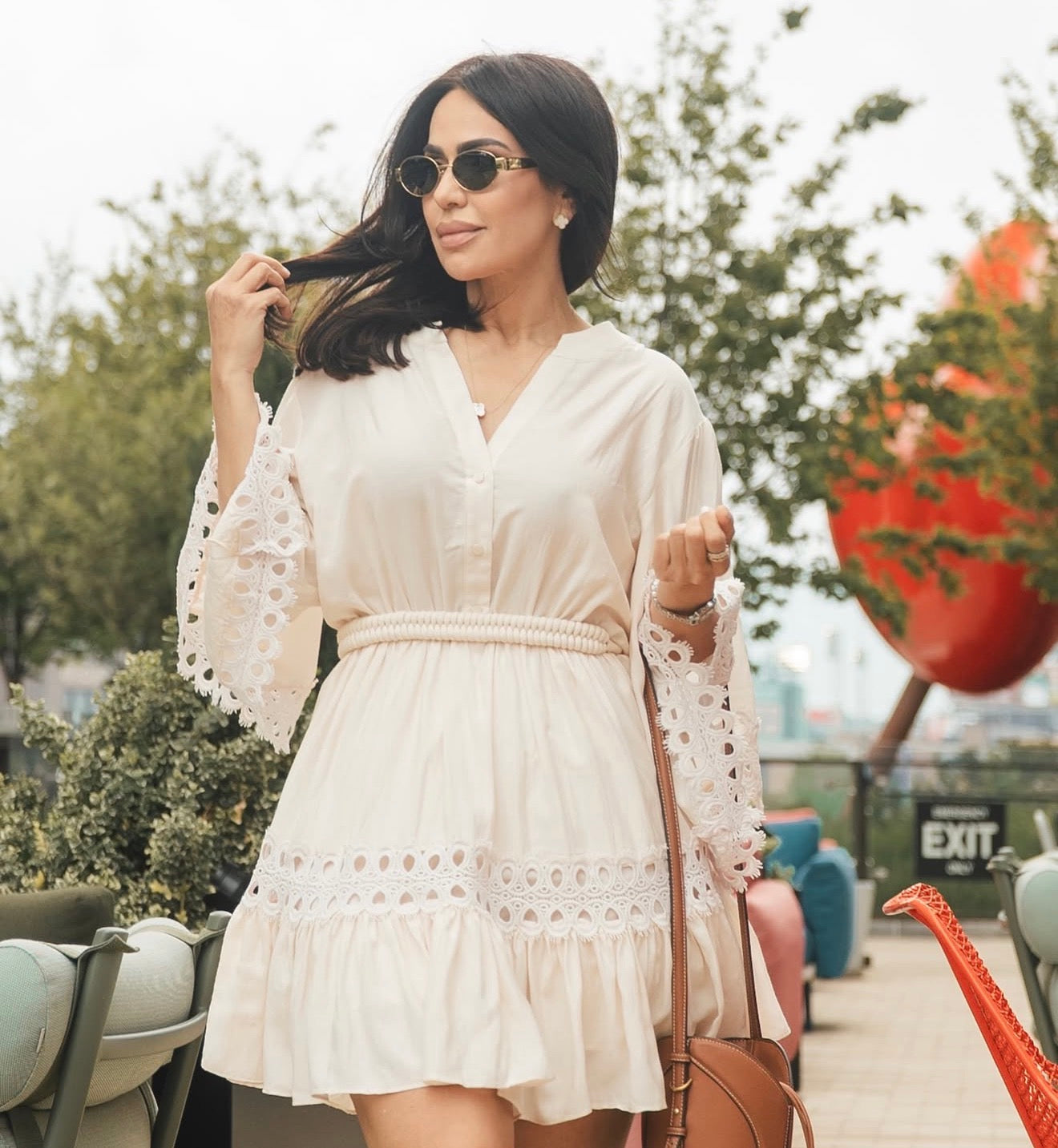 Aura Viscose Mini Dress