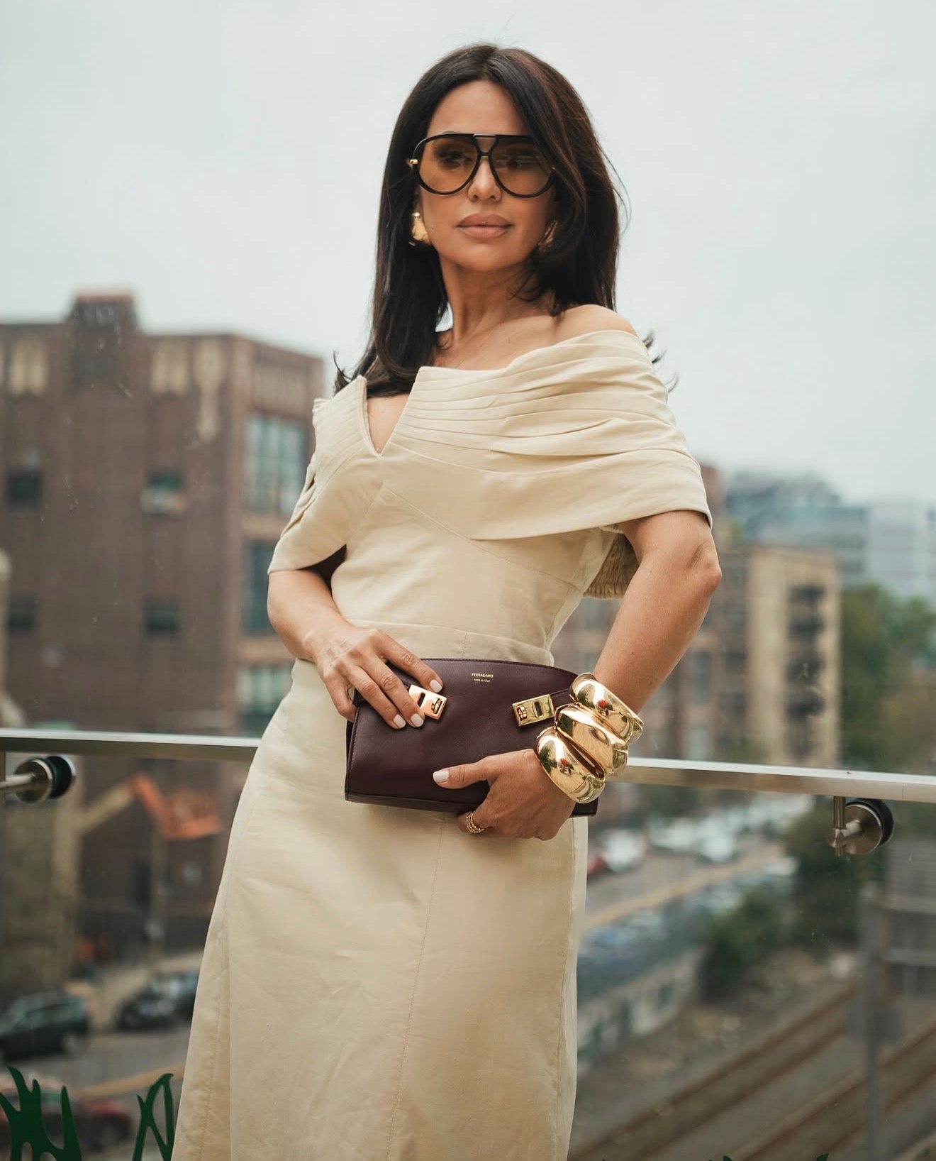 Ivory Grace Midi Dress