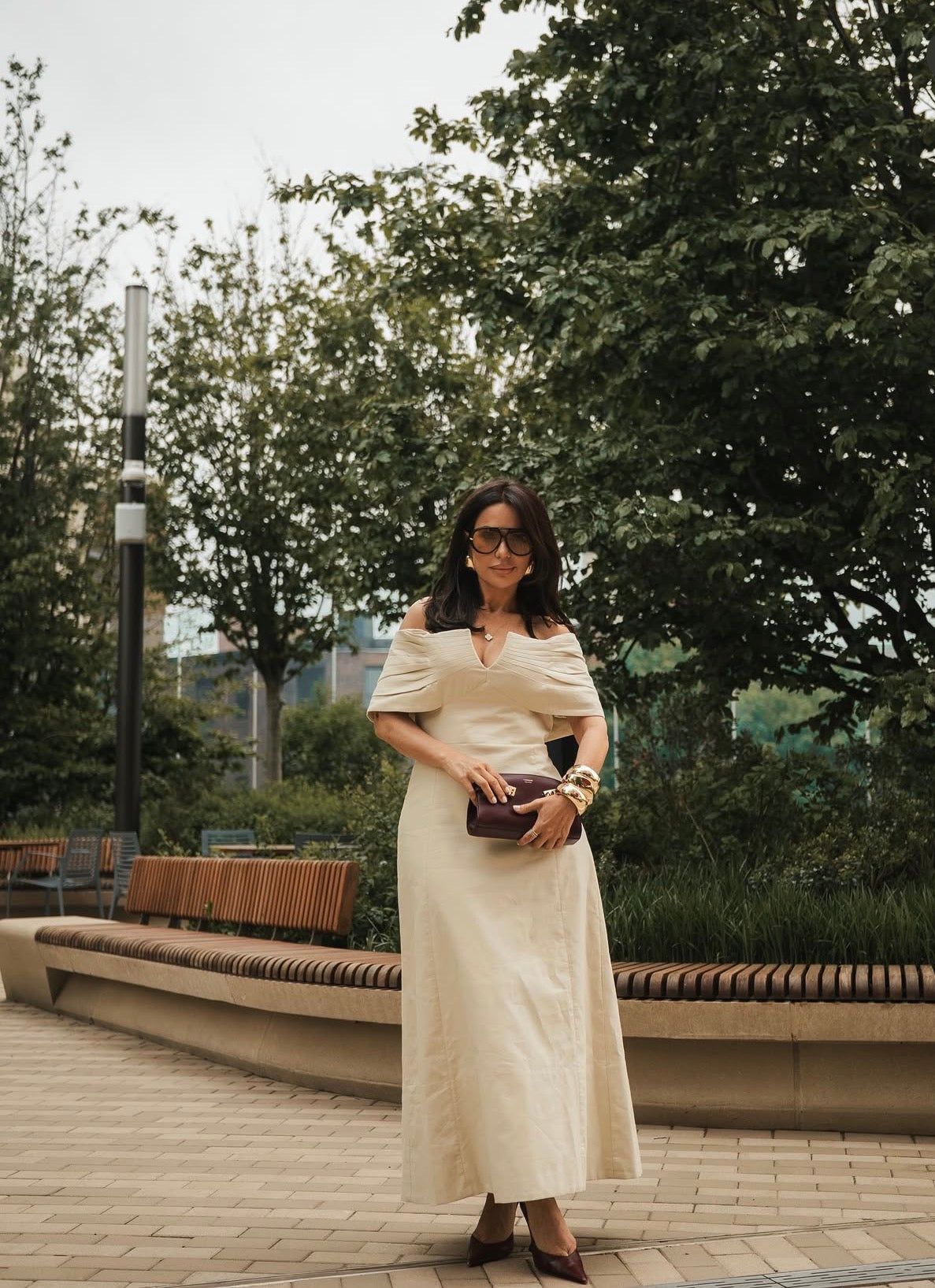Ivory Grace Midi Dress