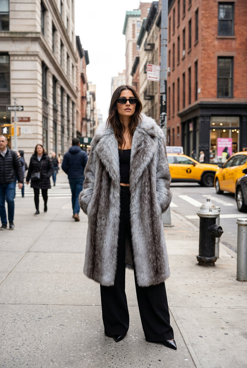 Monroe Faux Fur Coat