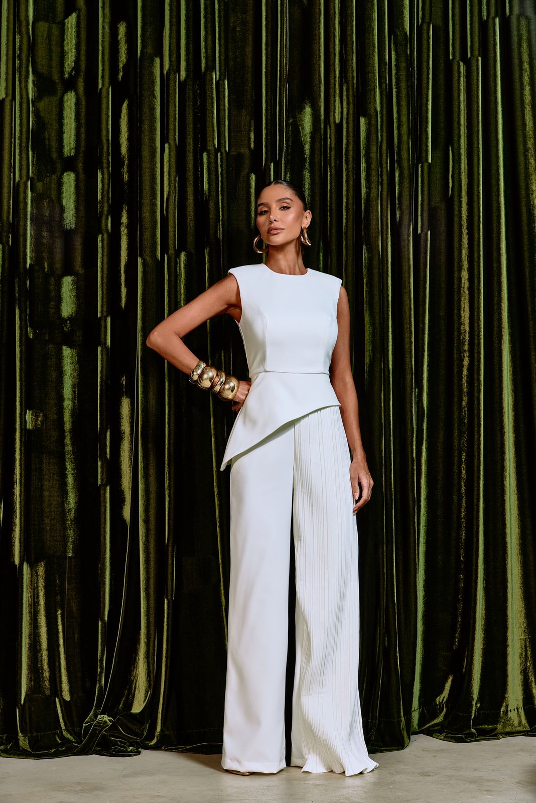 Crimson Power Jumpsuit